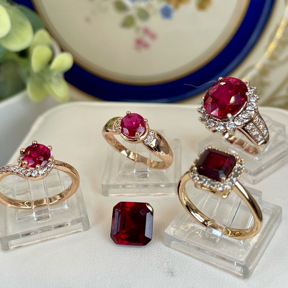 PRIVATE LISTING Ruby Rings - Picture 3 of 17